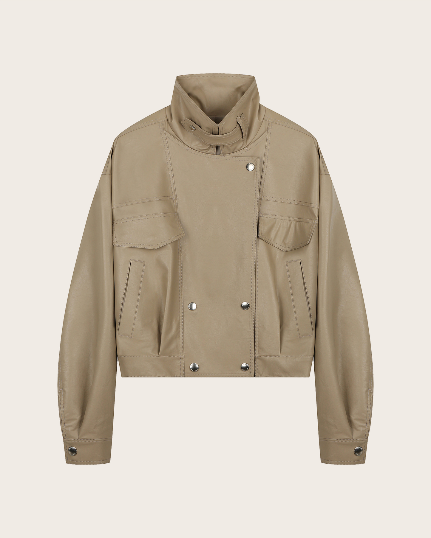 Lightweight Coated Bomber Jacket