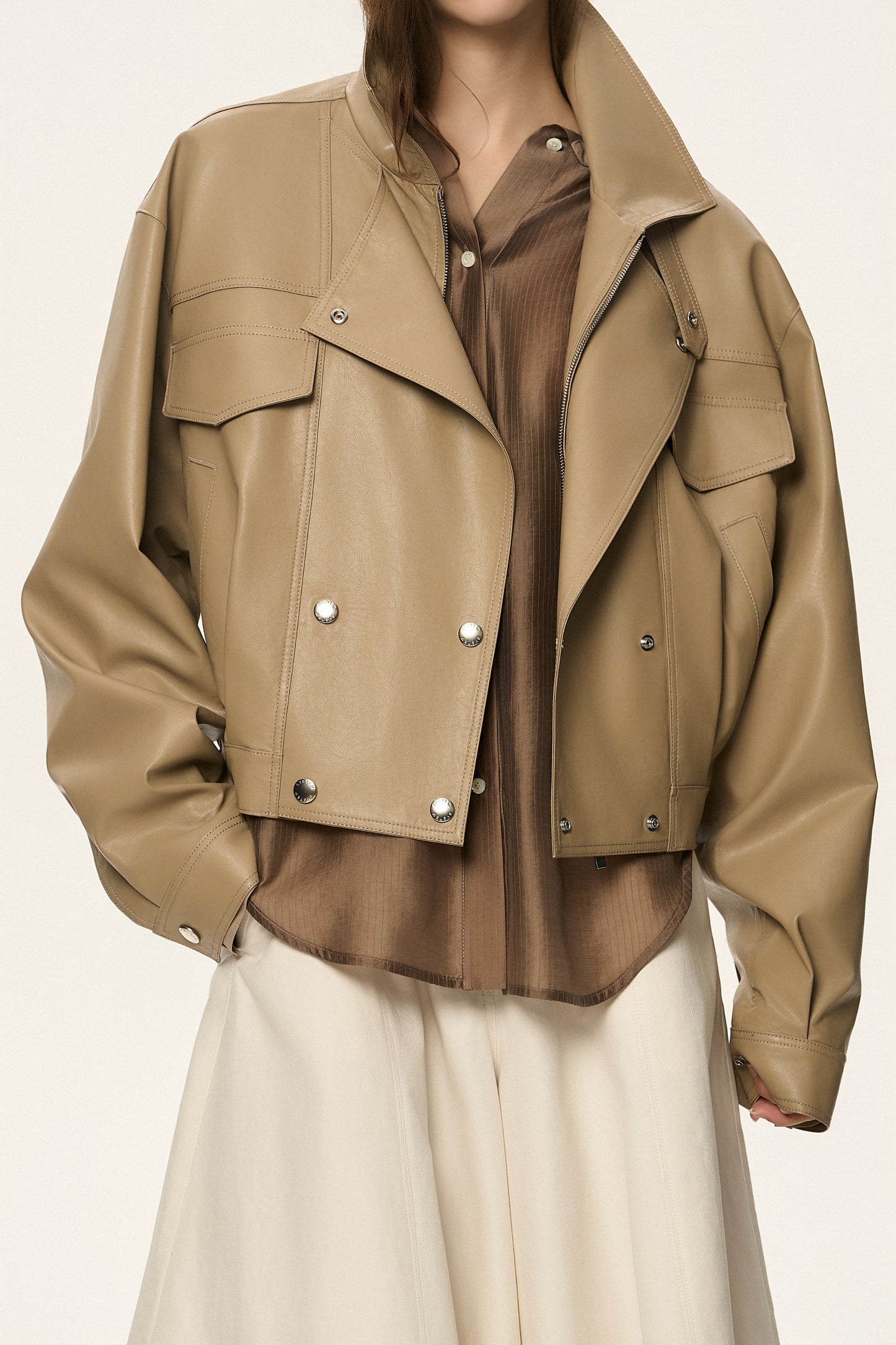 Lightweight Coated Bomber Jacket