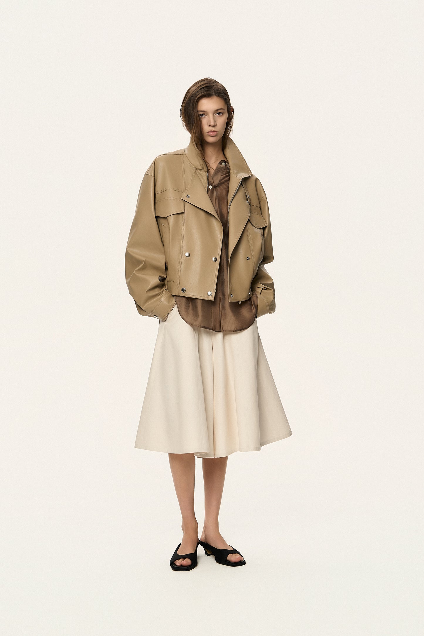 Lightweight Coated Bomber Jacket