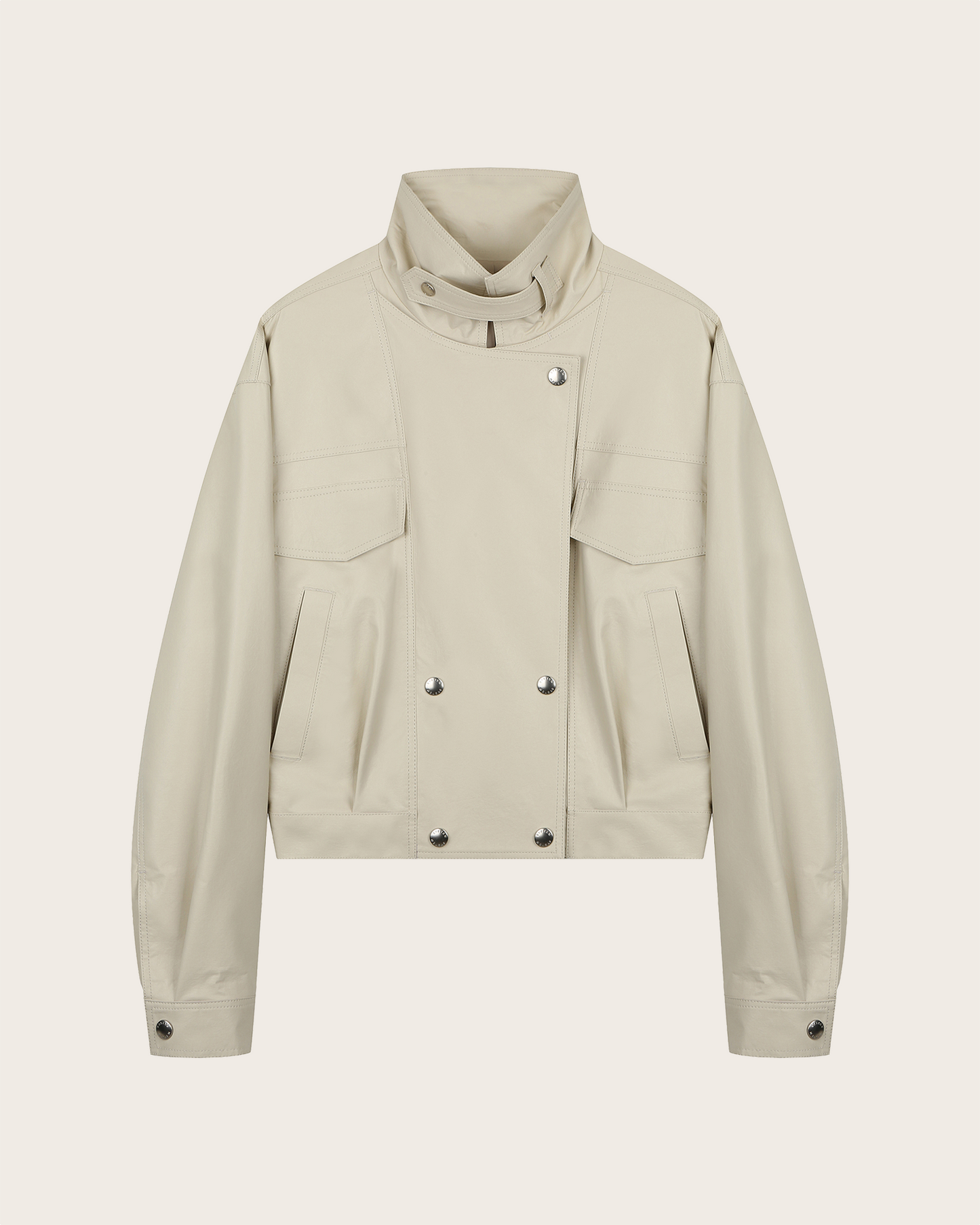 Lightweight Coated Bomber Jacket