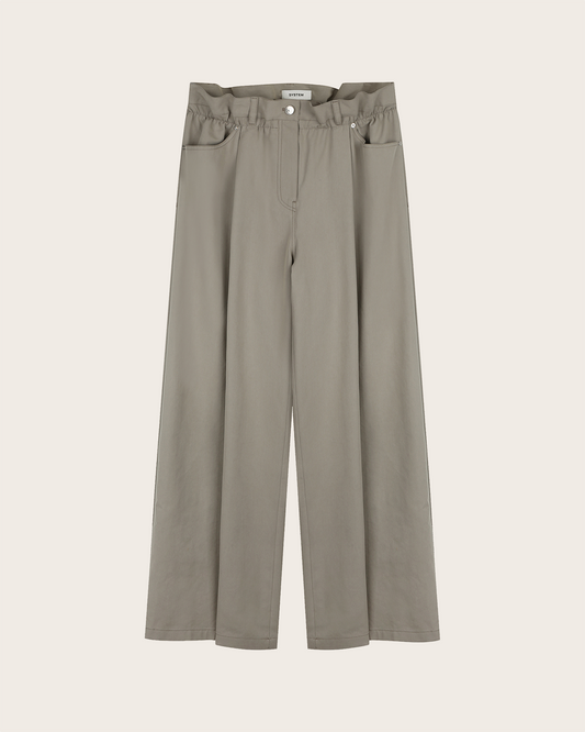 Draped Waist Pants
