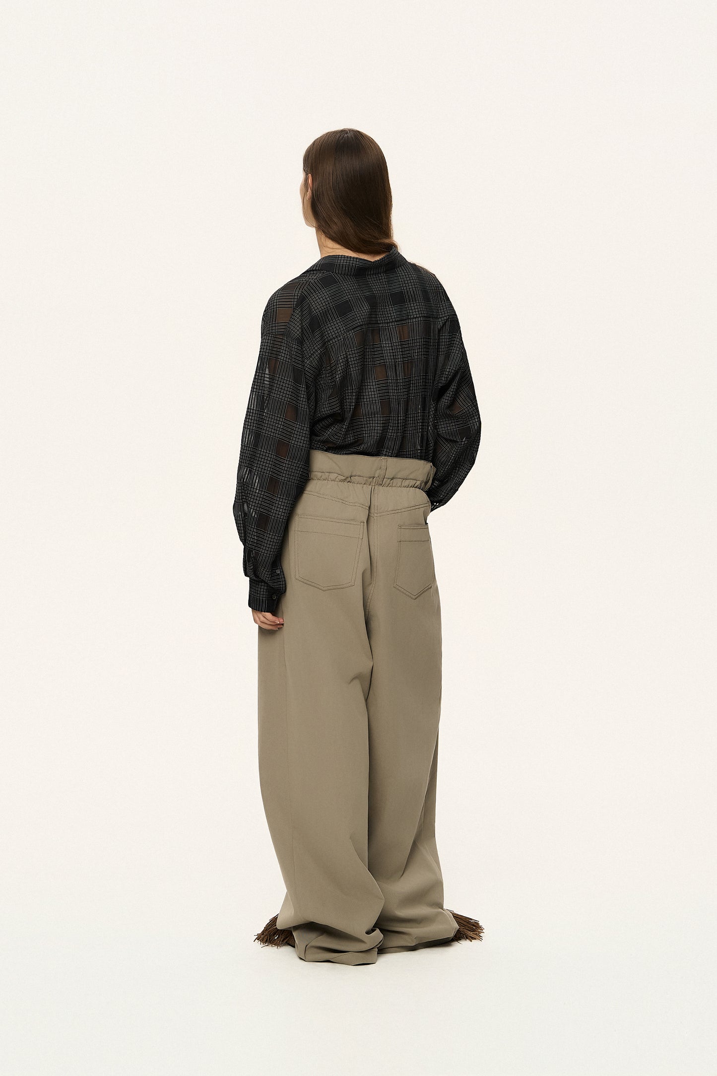 Draped Waist Pants