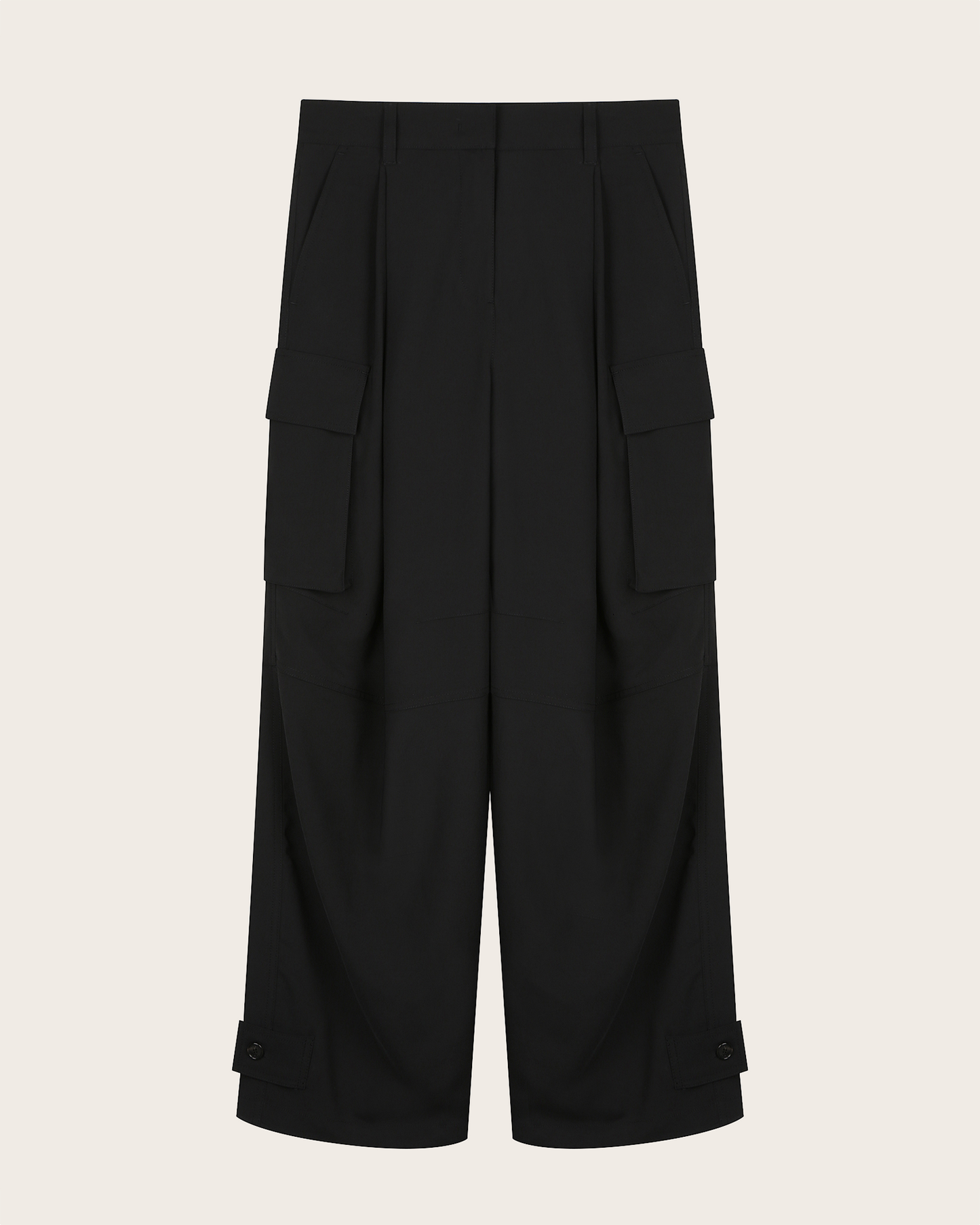 Patched Pocket Cargo Trousers