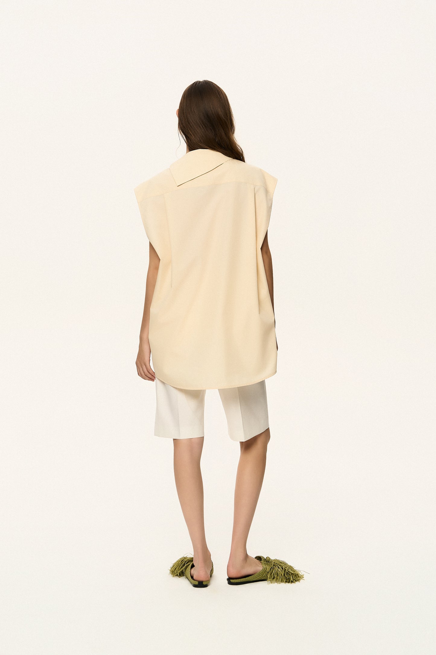 Linen Capri Trousers