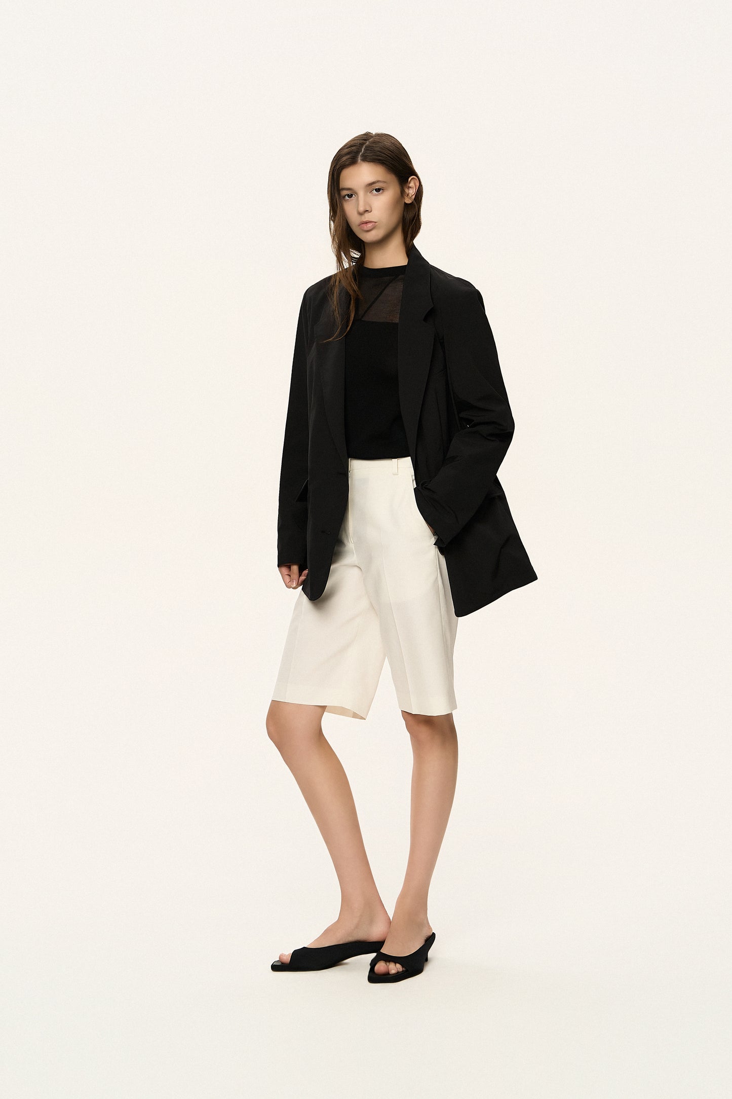 Linen Capri Trousers