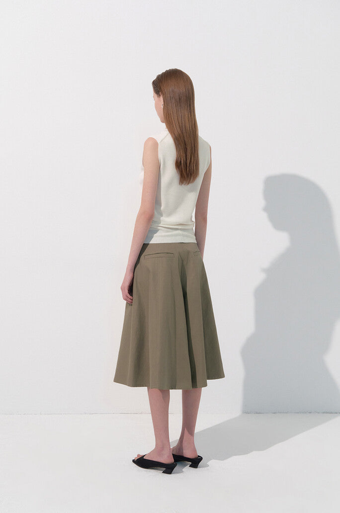 Draped Skirt Pants