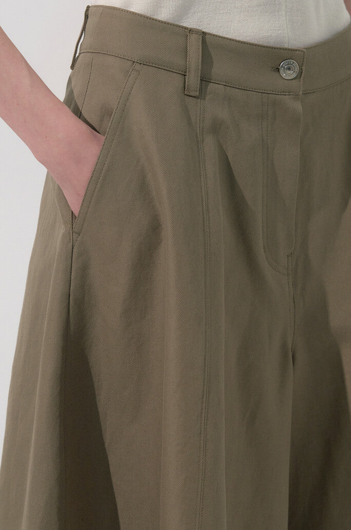 Draped Skirt Pants
