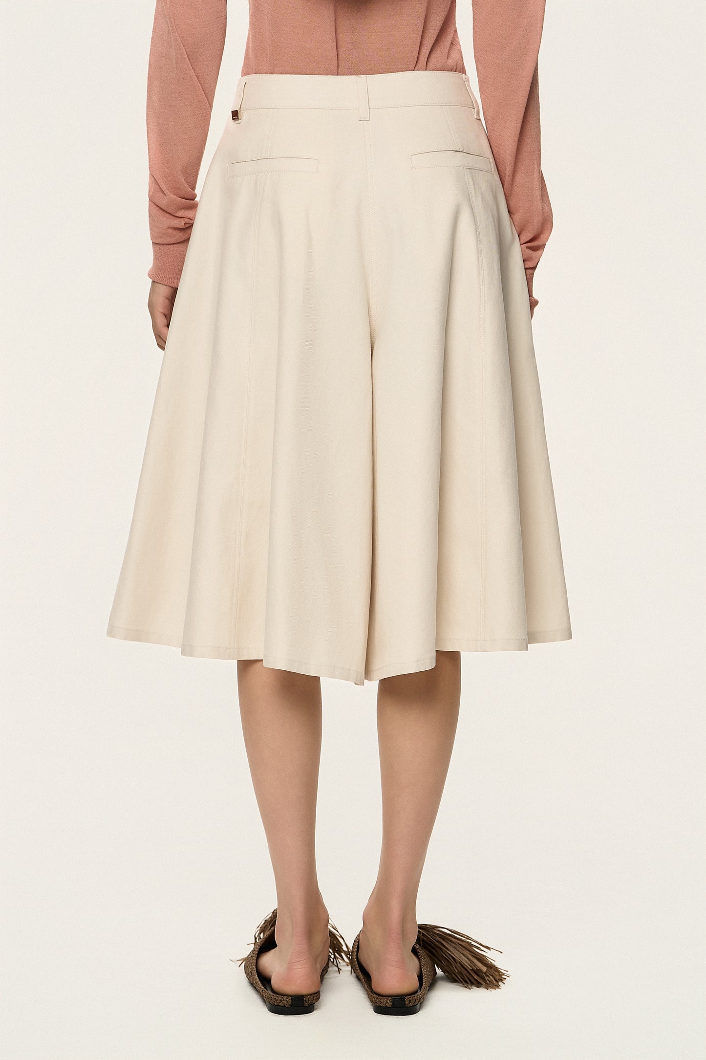 Draped Skirt Pants