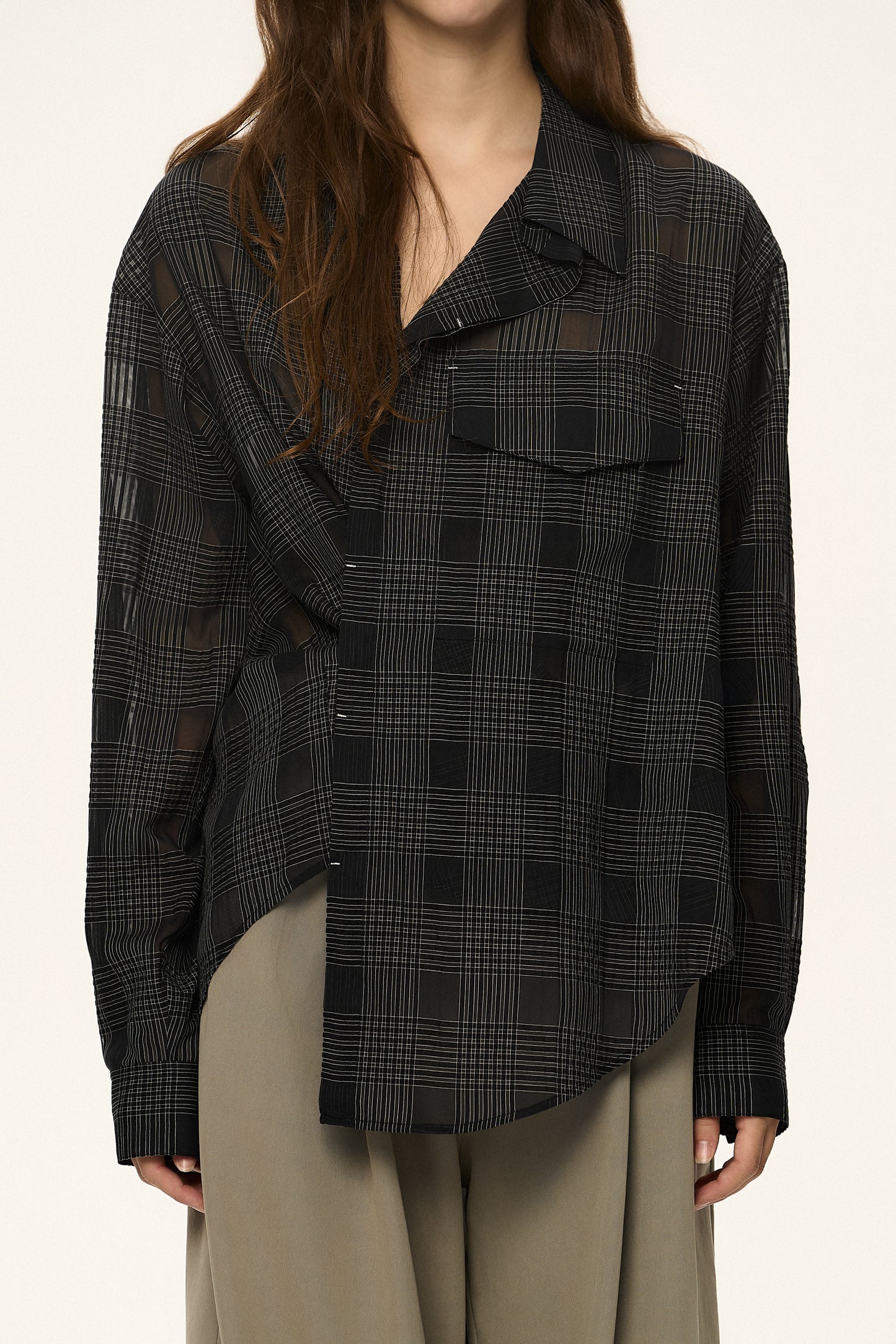 Transformable Check Shirt