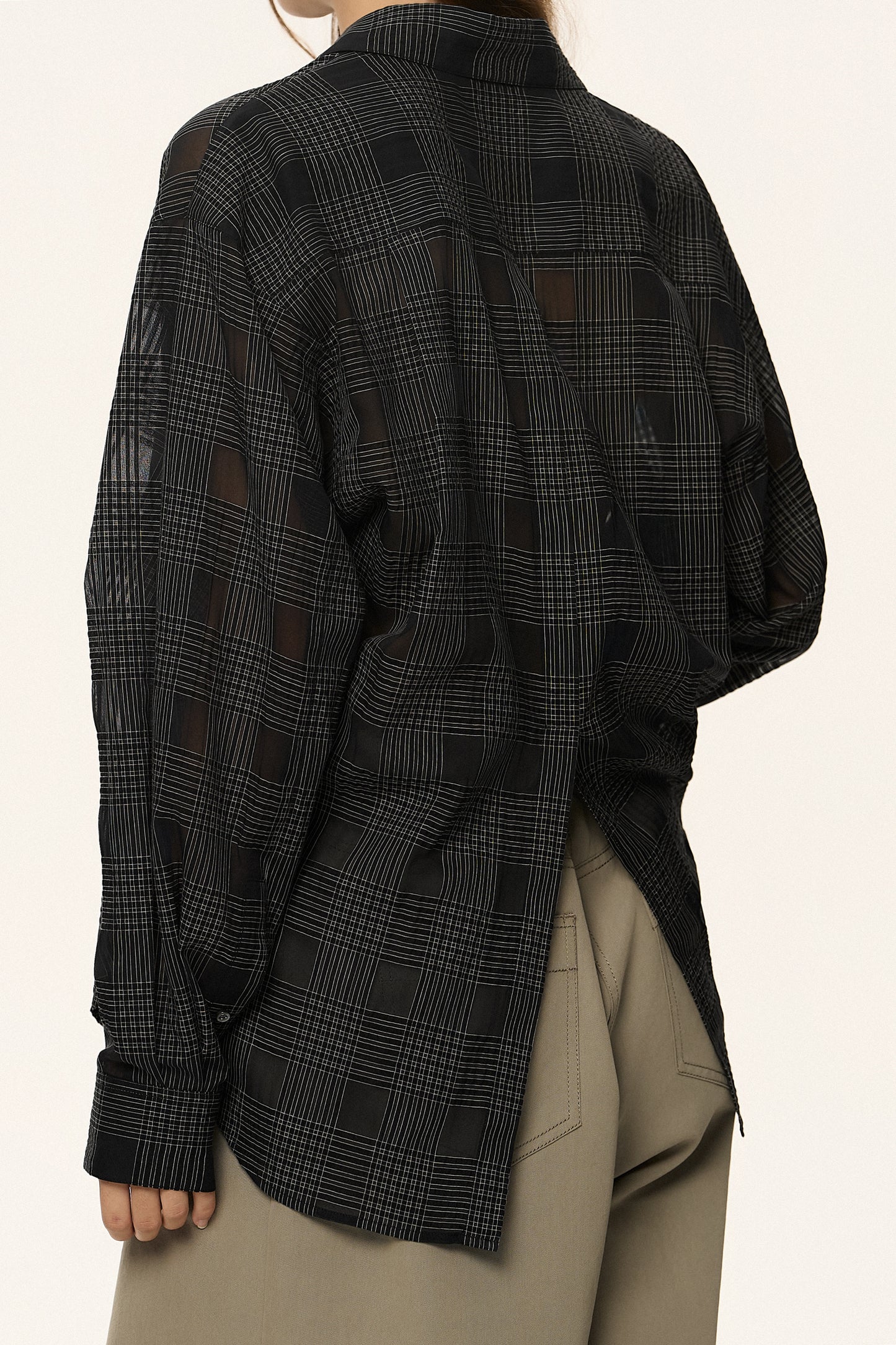 Transformable Check Shirt