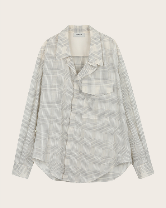 Transformable Check Shirt