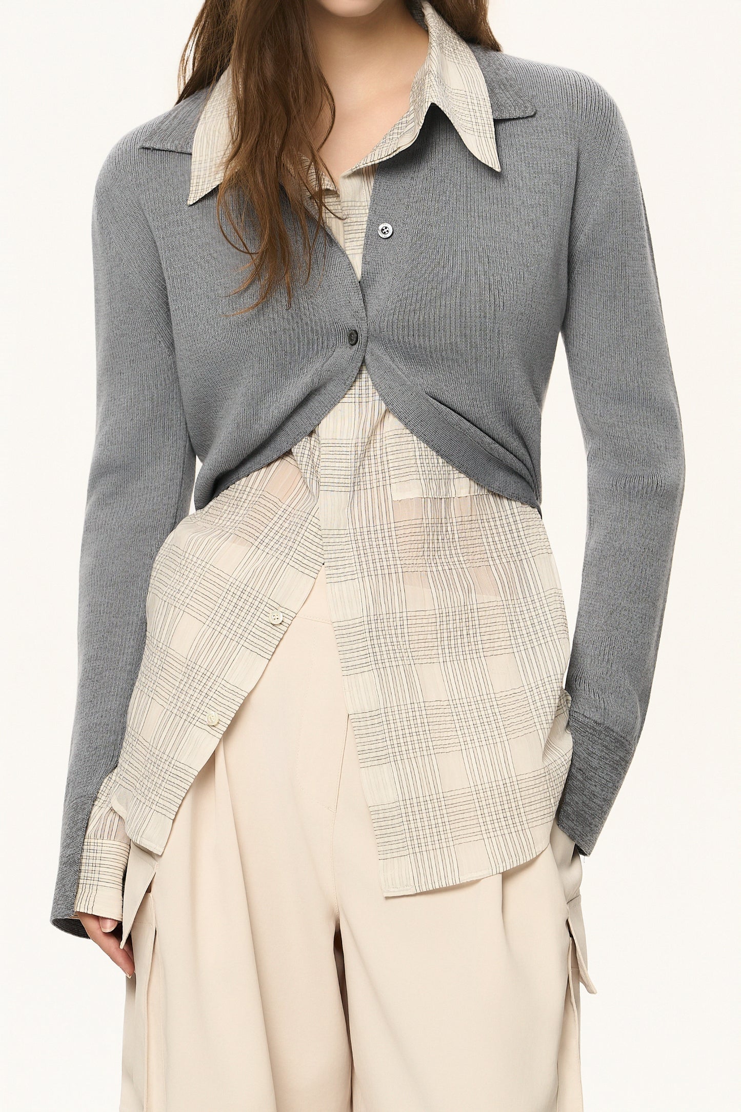 Transformable Check Shirt