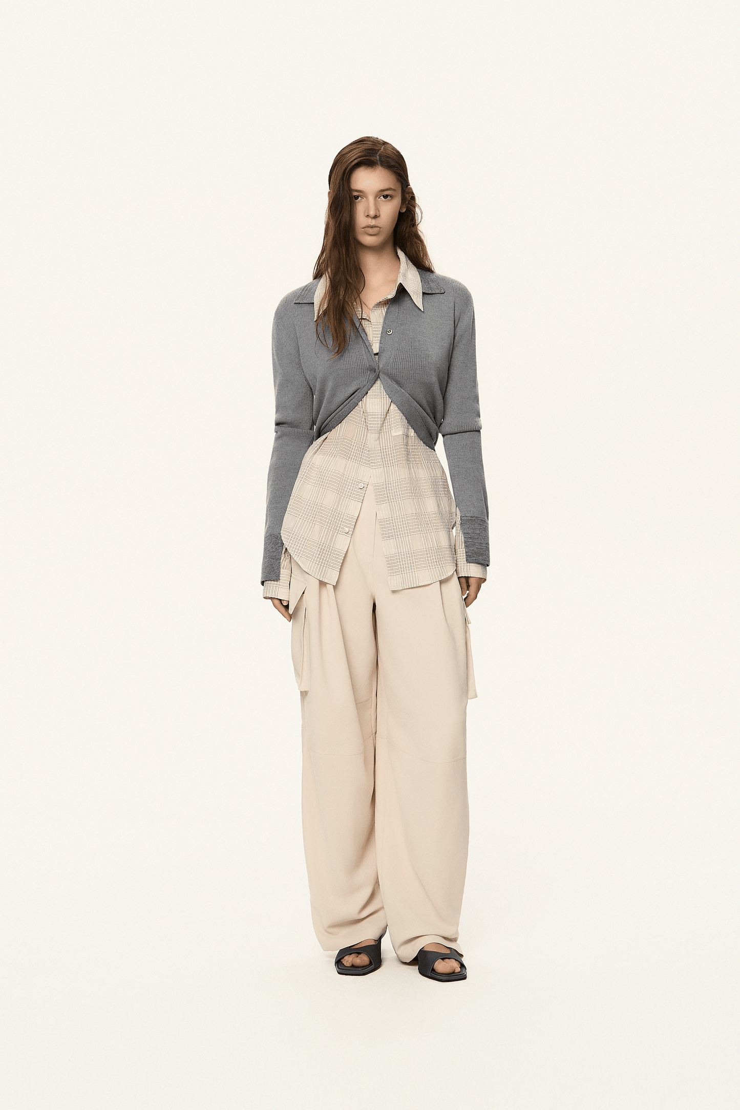Transformable Check Shirt