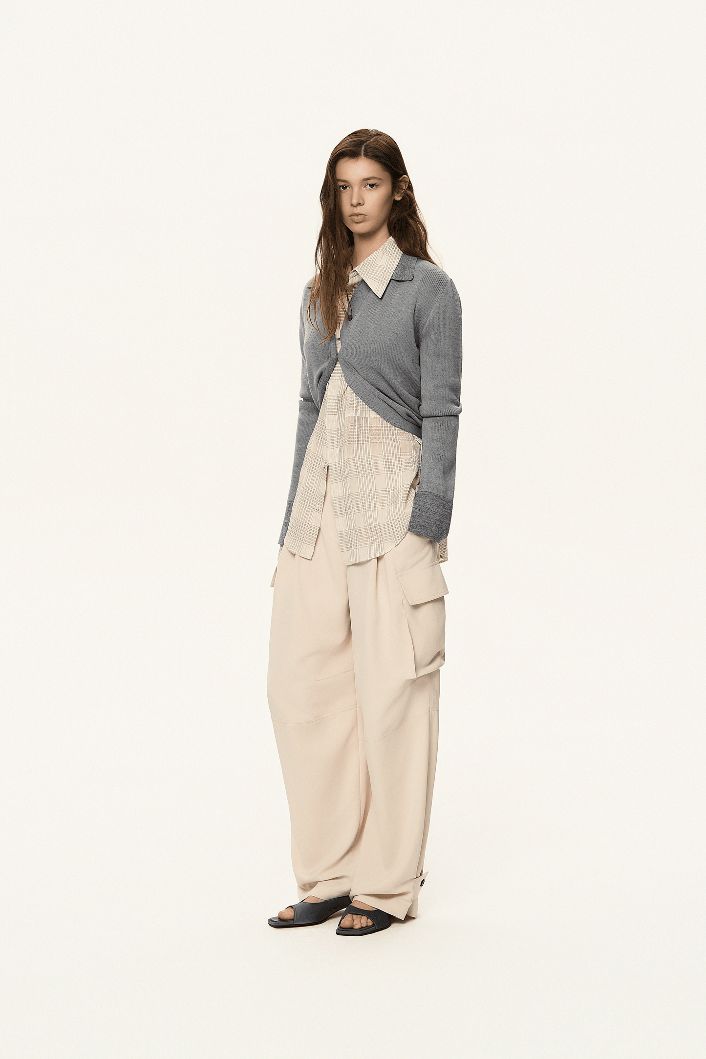 Transformable Check Shirt