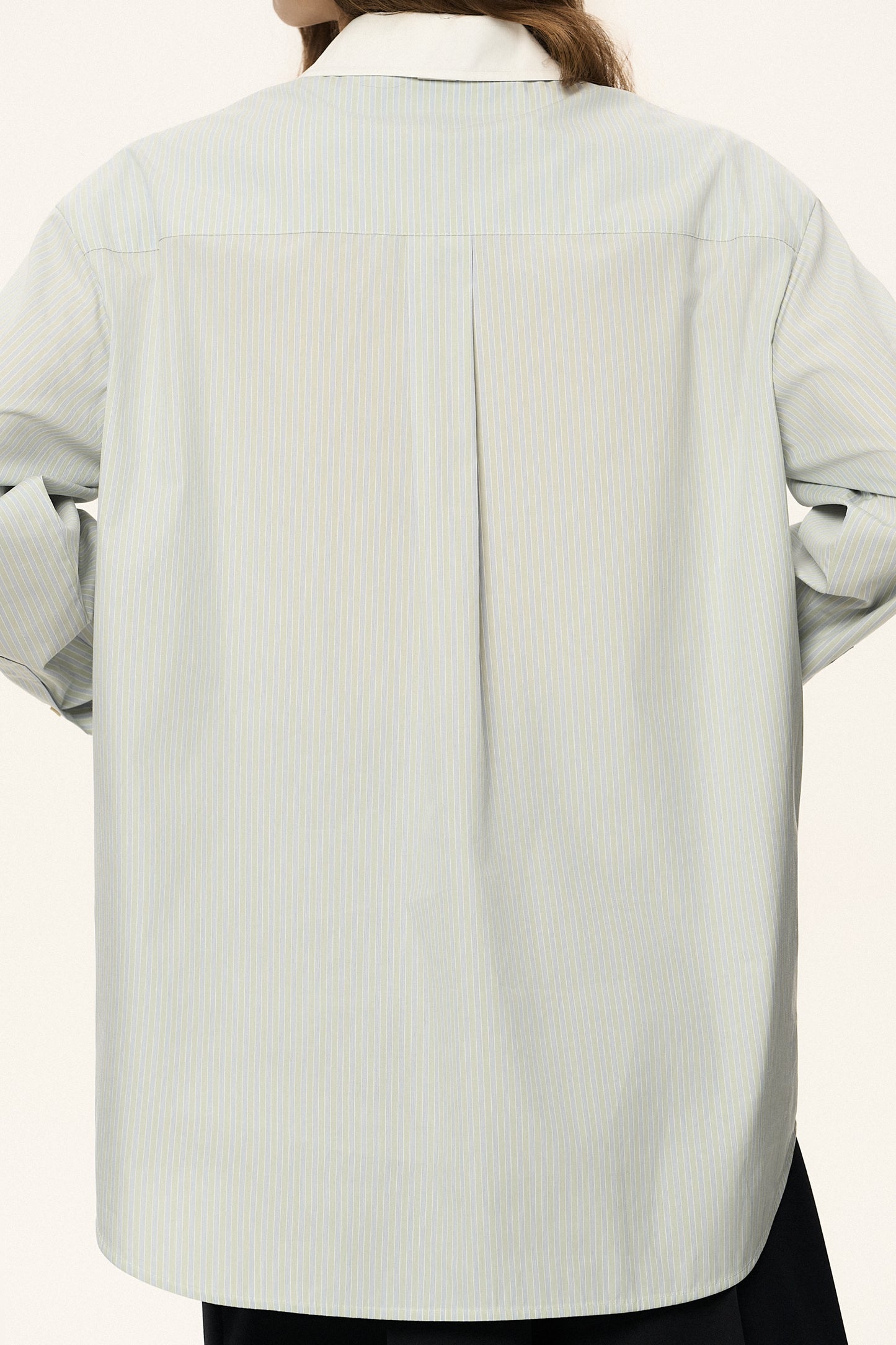 Contrast Collar Shirt