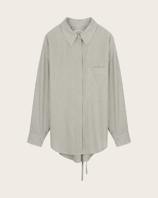 Drawstring Waist Shirt