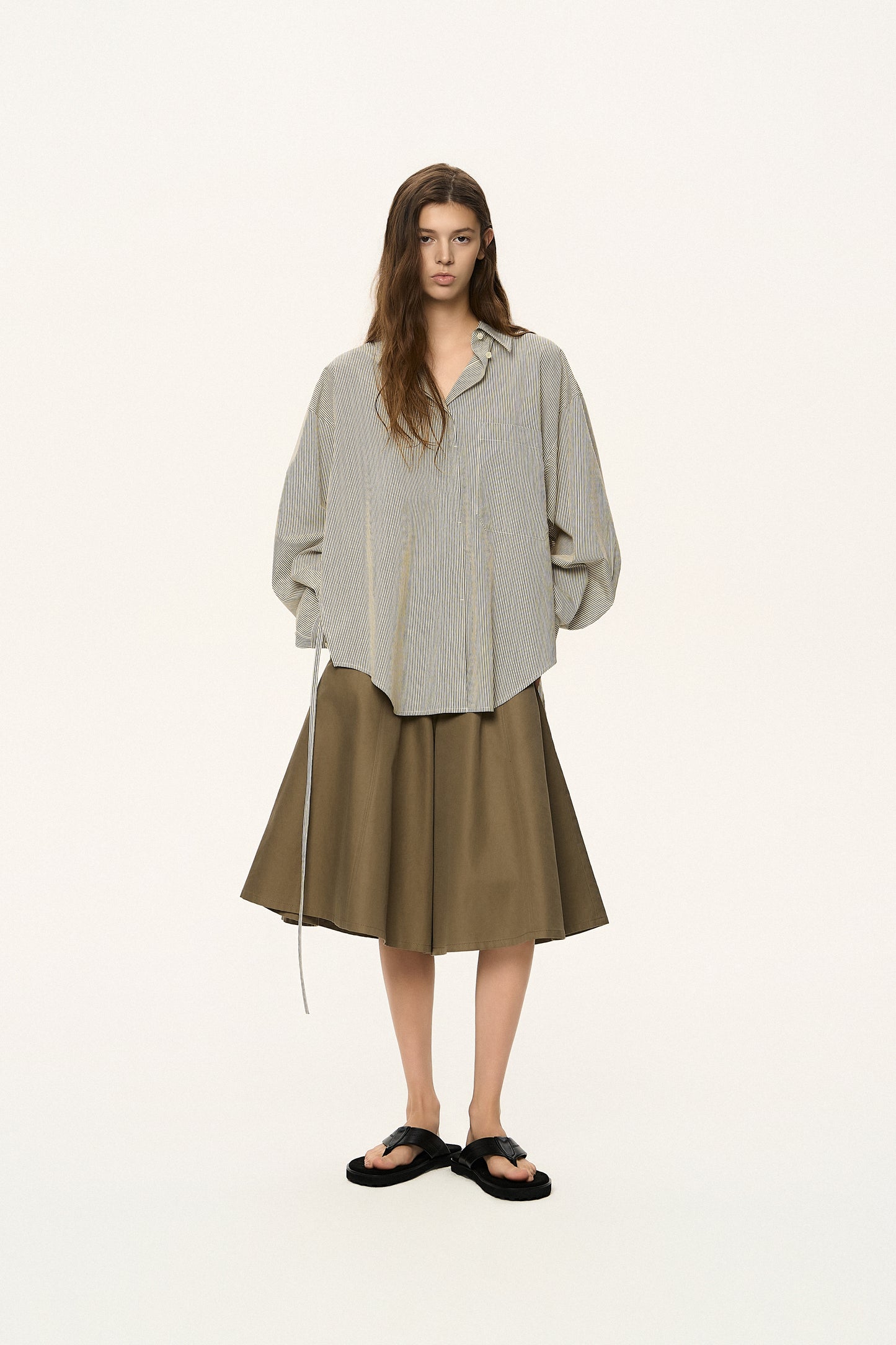 Drawstring Waist Shirt