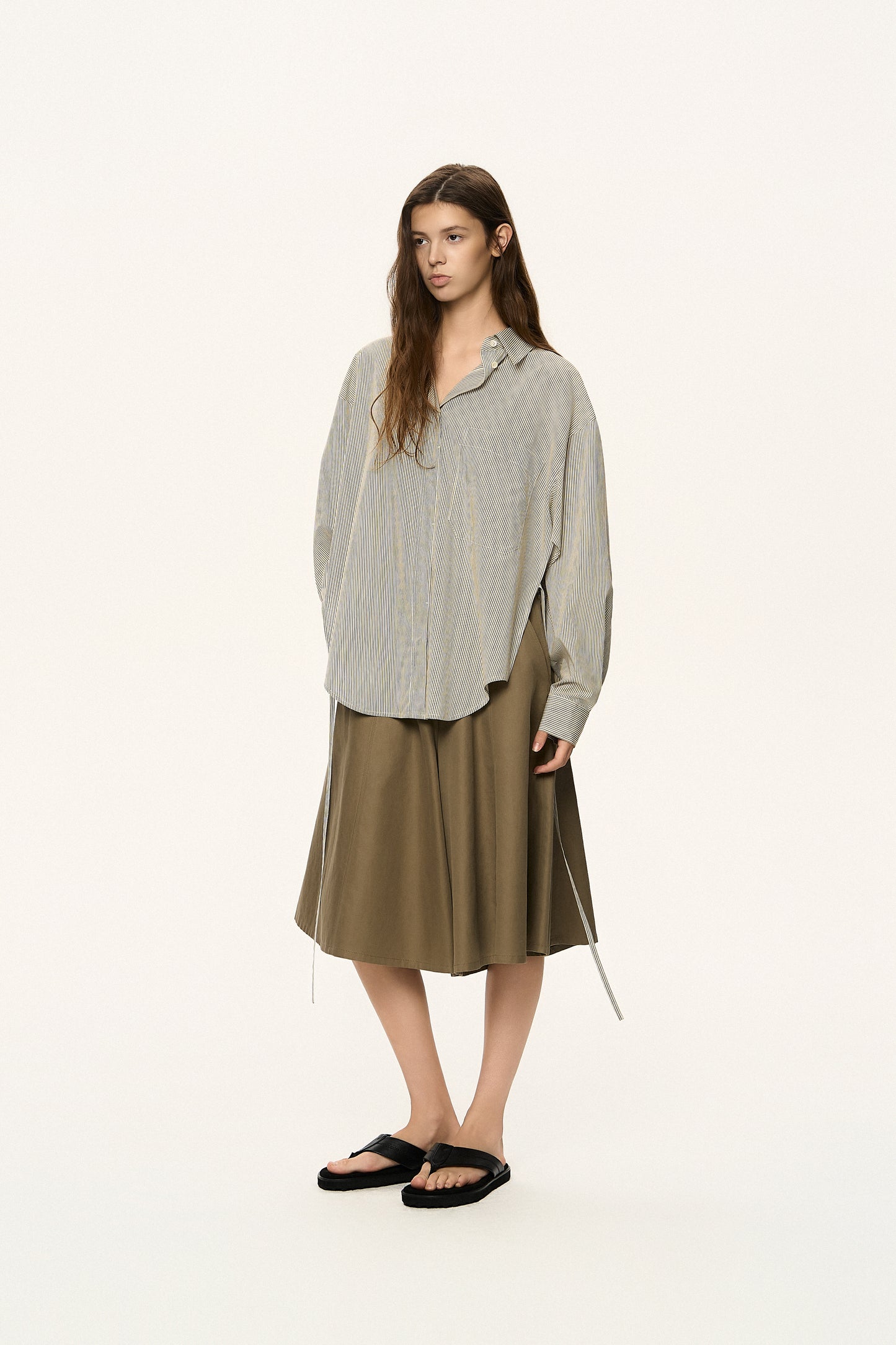 Drawstring Waist Shirt