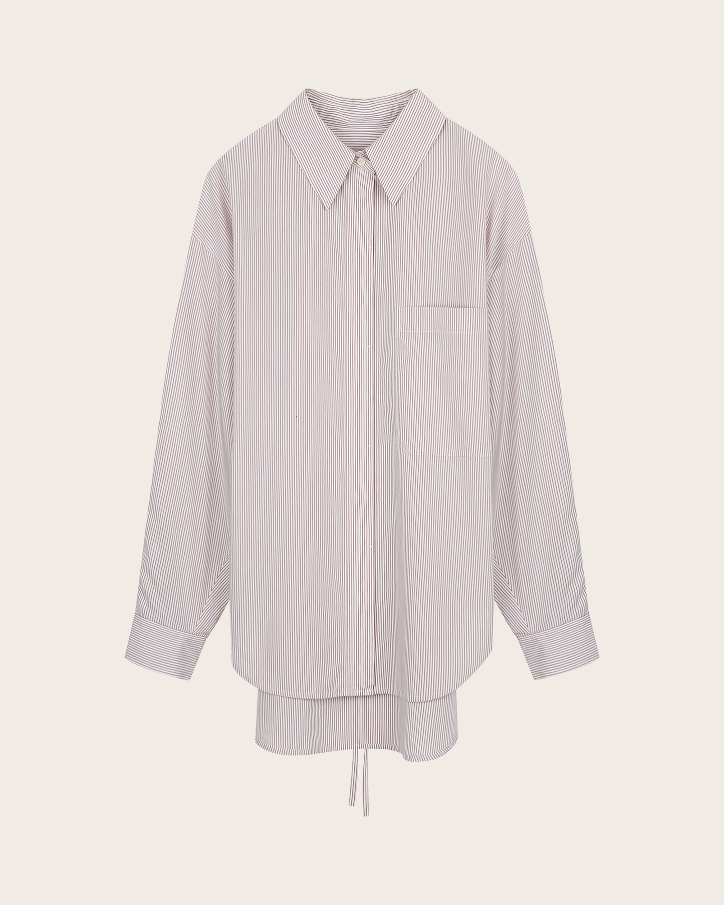 Drawstring Waist Shirt