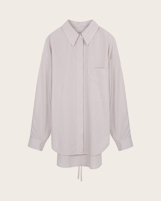 Drawstring Waist Shirt