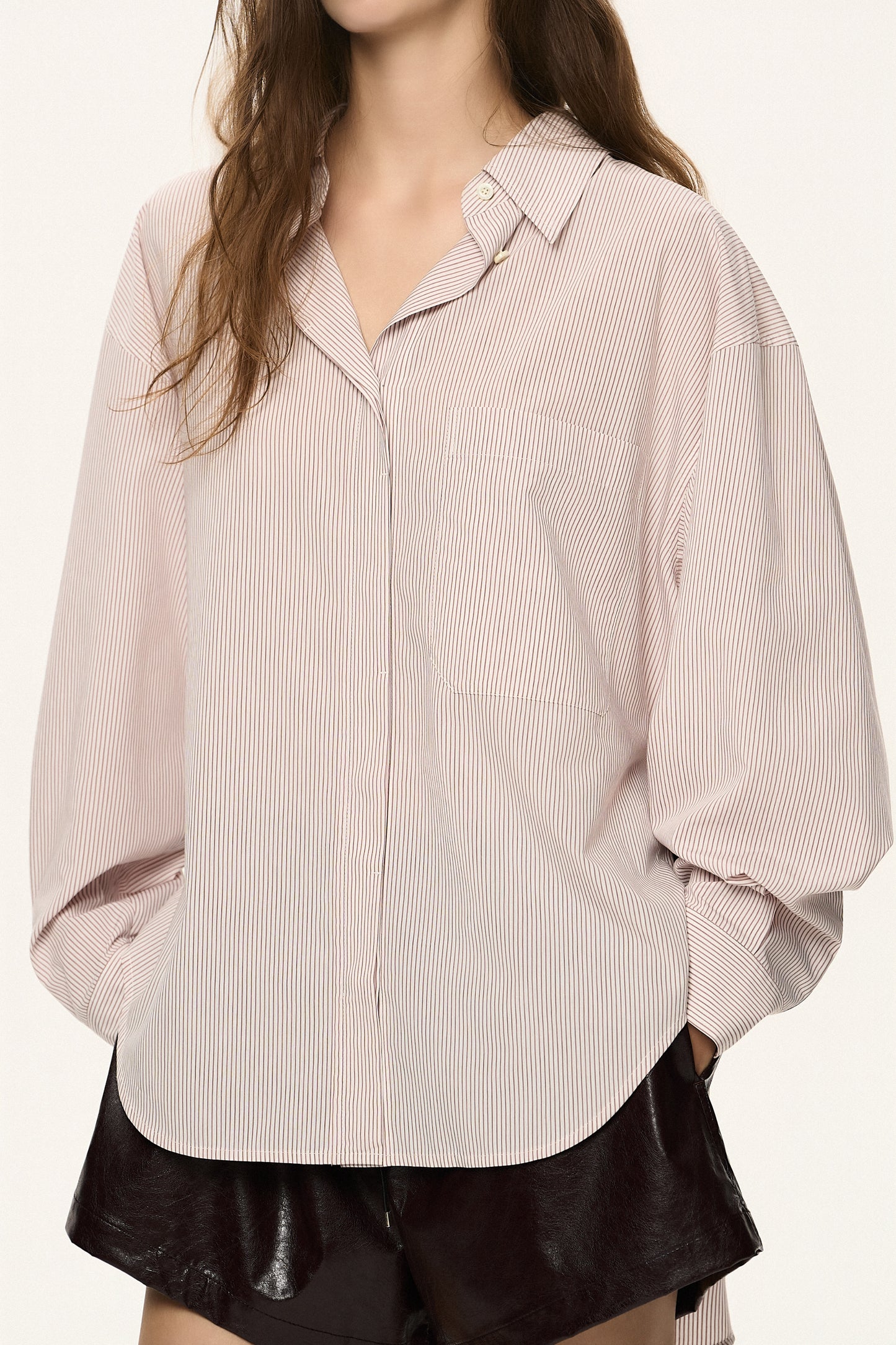 Drawstring Waist Shirt