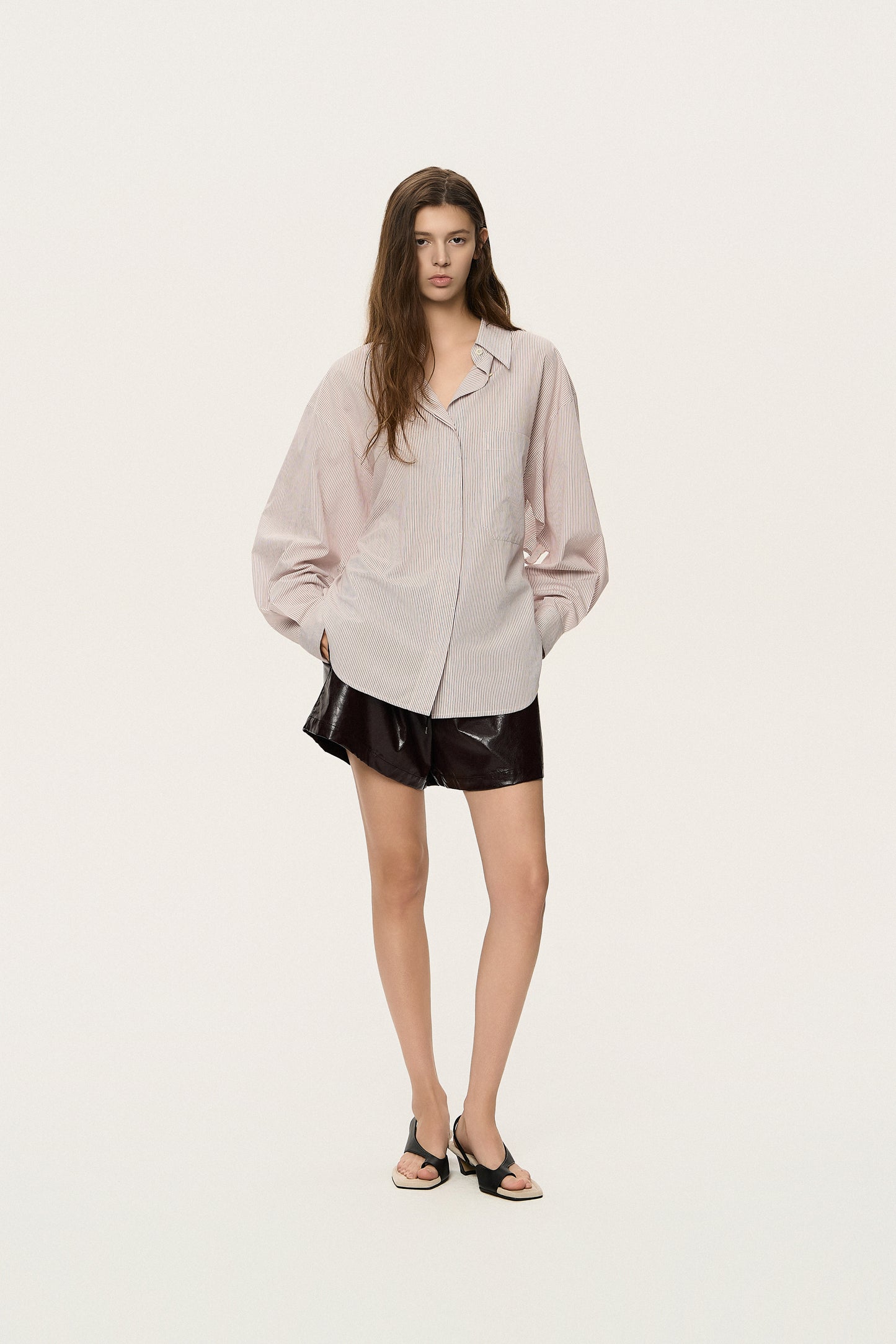 Drawstring Waist Shirt