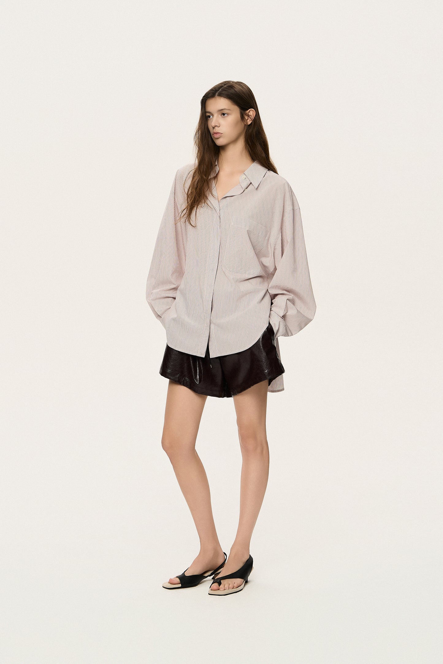 Drawstring Waist Shirt