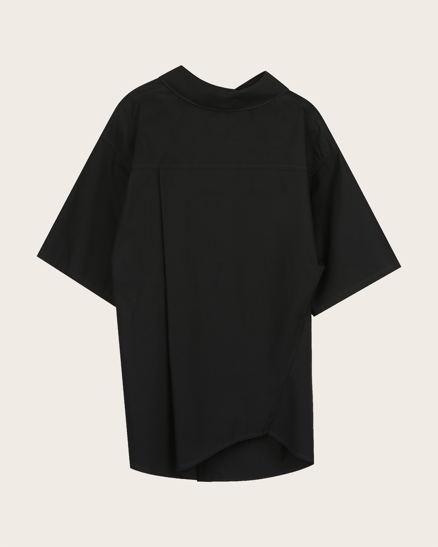 Asymmetric Button-Up Shirt