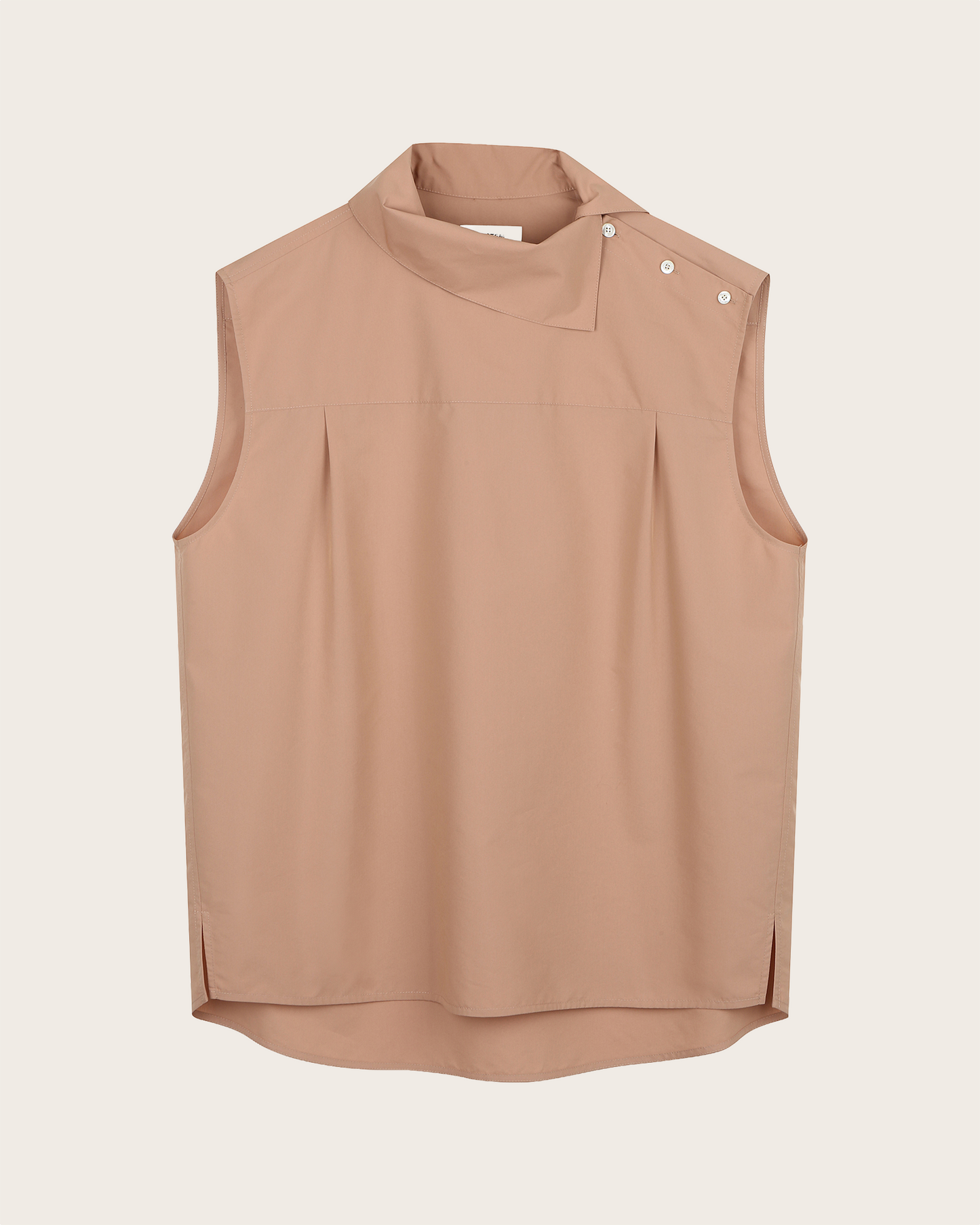 High-Neck Detail Top