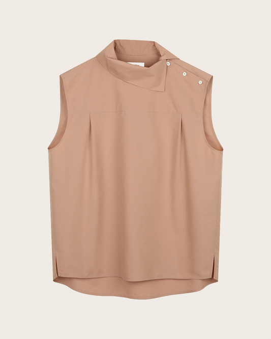 High-Neck Detail Top