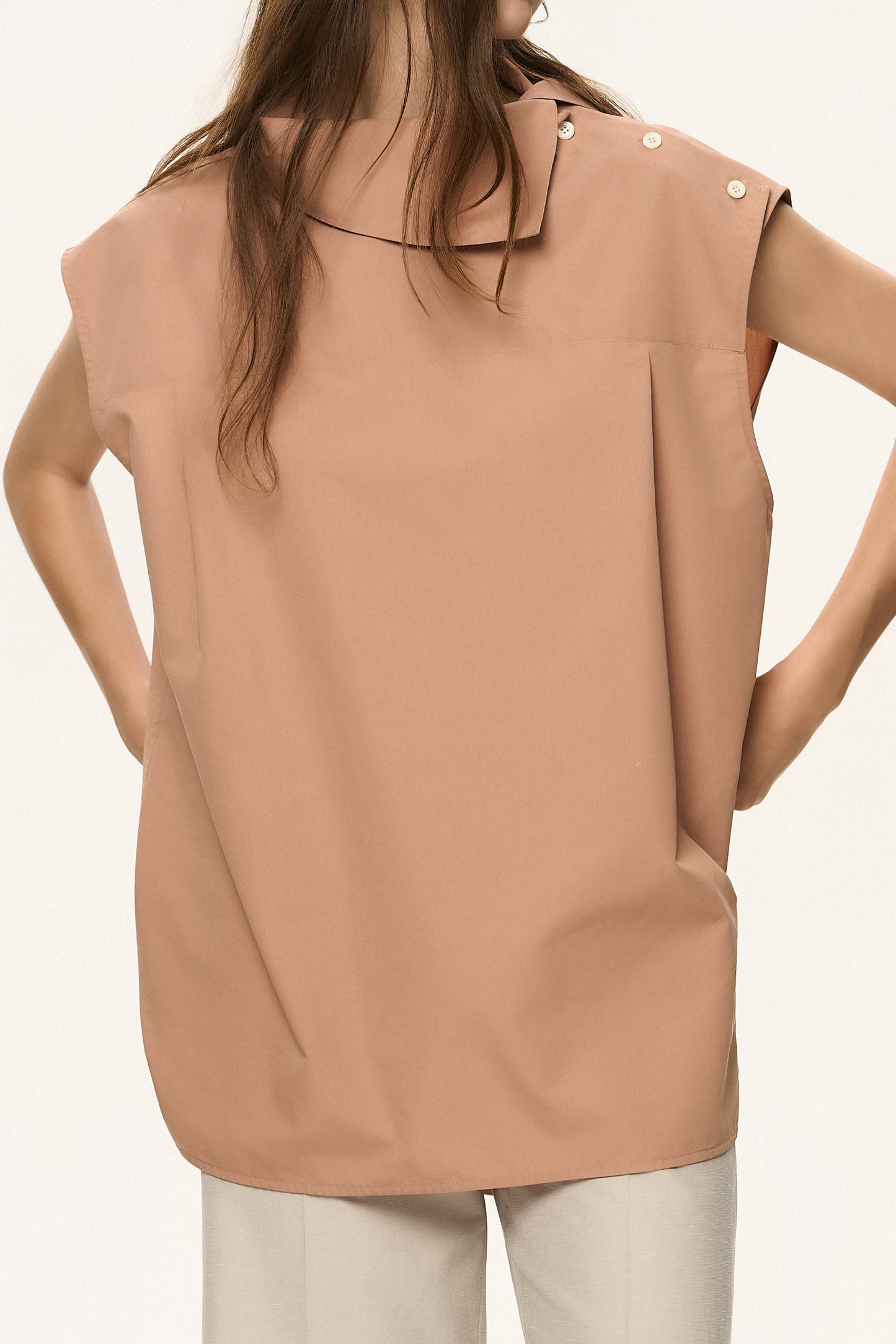 High-Neck Detail Top