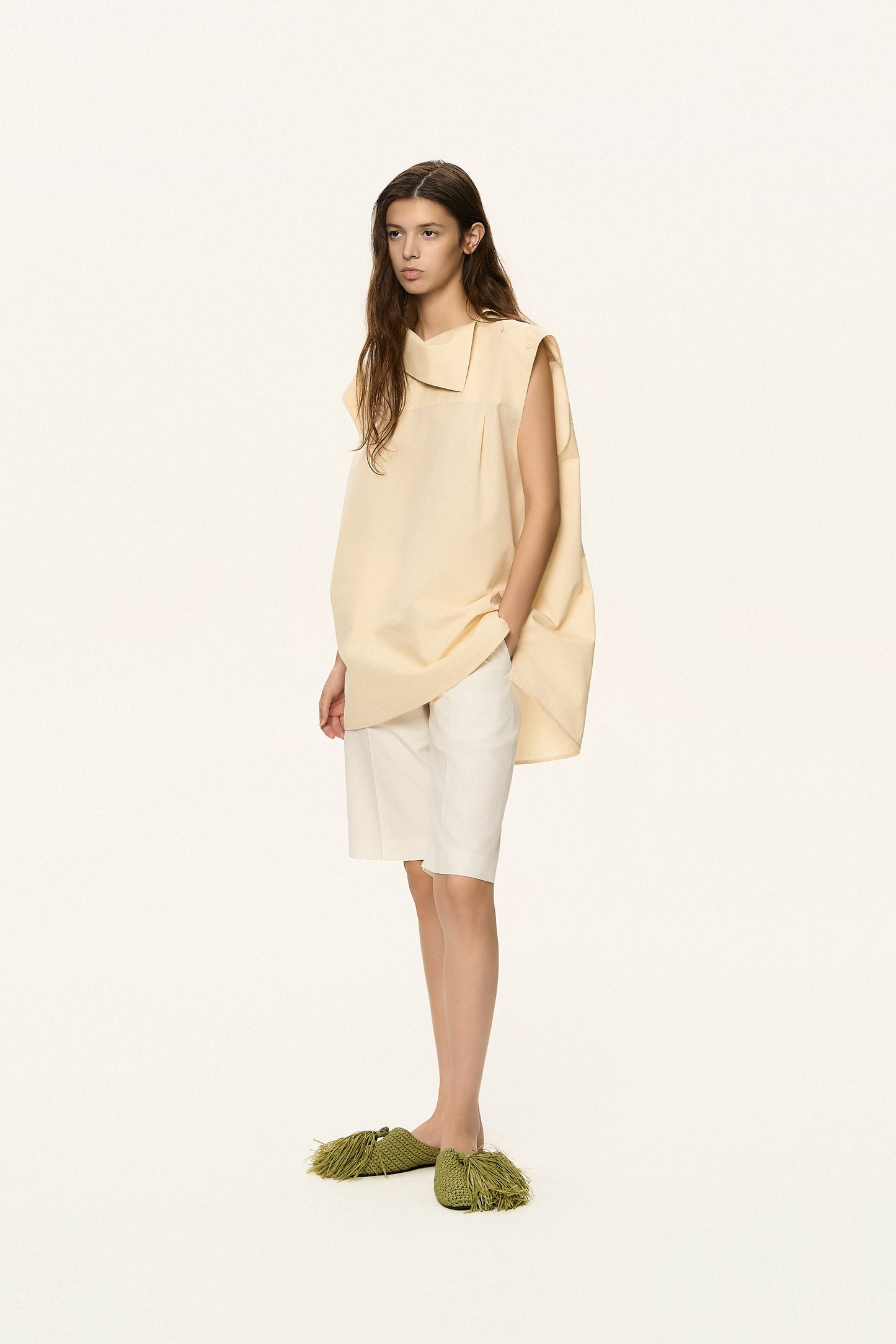 High-Neck Detail Top