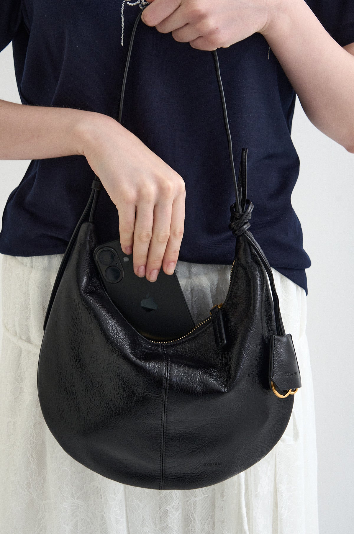 OPUS LAMBSKIN HOBO BAG S