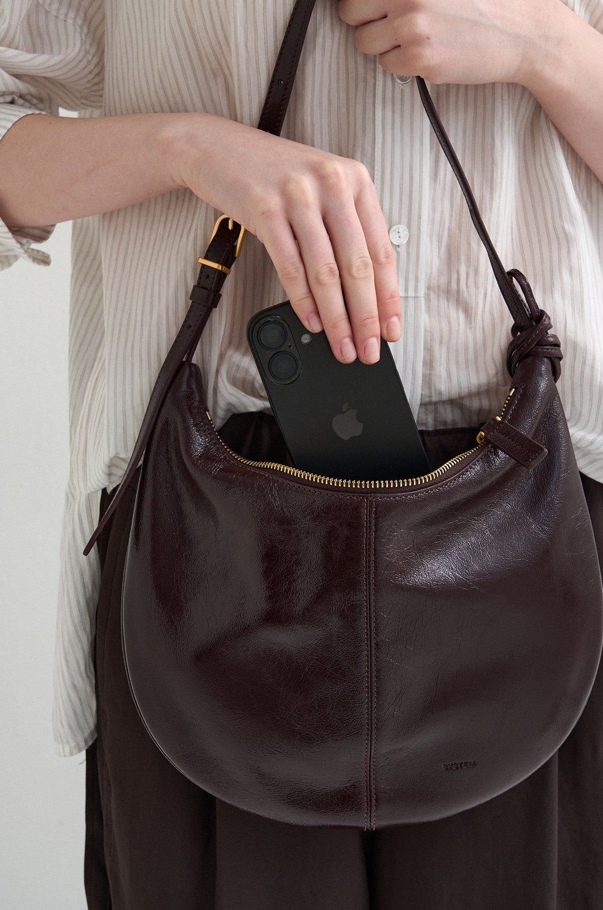 OPUS LAMBSKIN HOBO BAG S