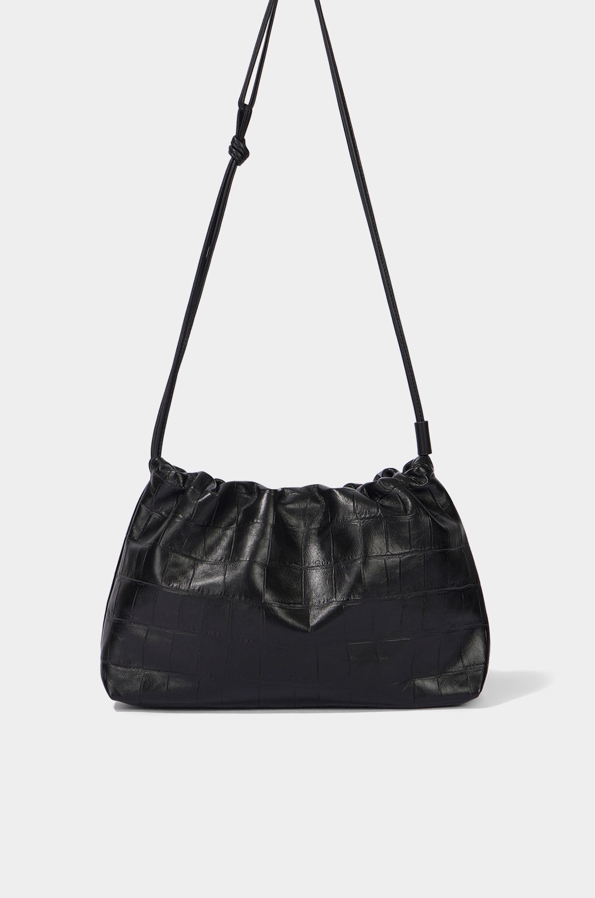 REEV LEATHER SHOULDER BAG