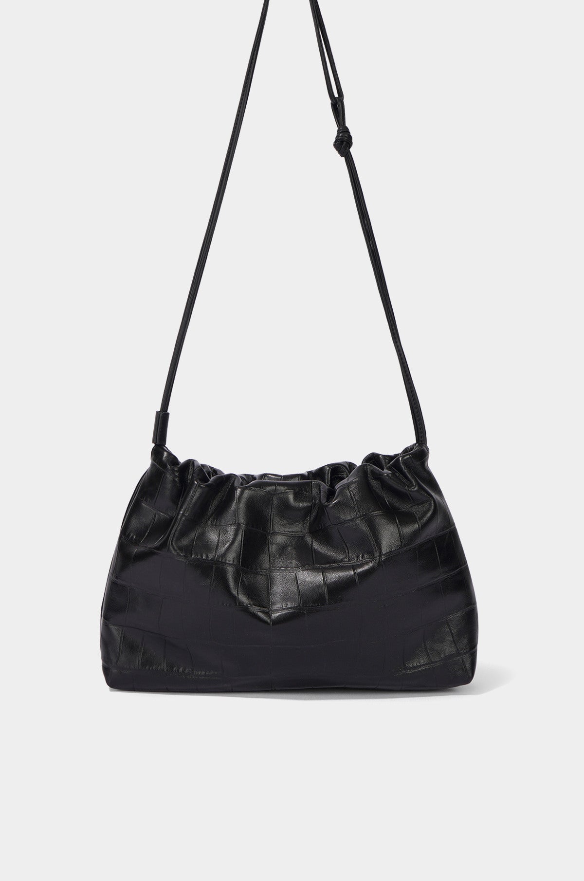REEV LEATHER SHOULDER BAG