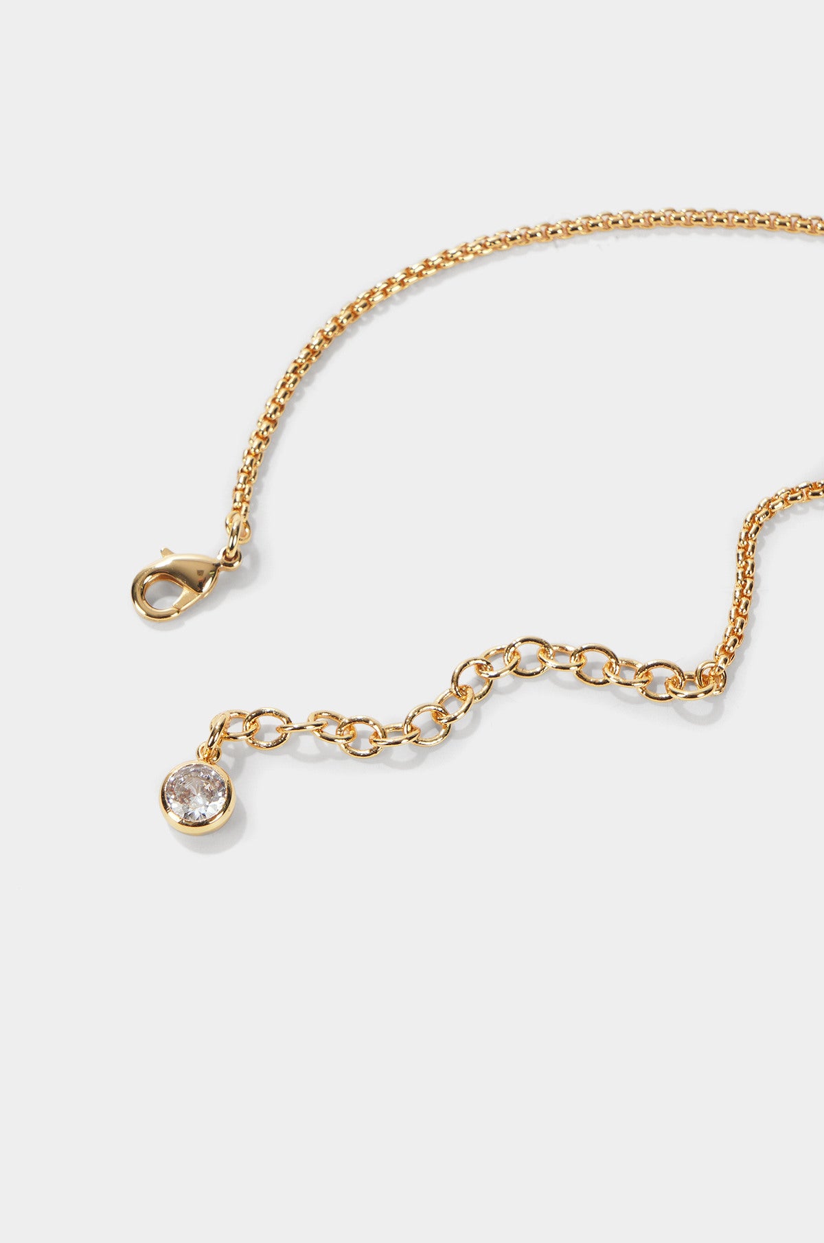 KNOT DROP CHAIN NECKLACE