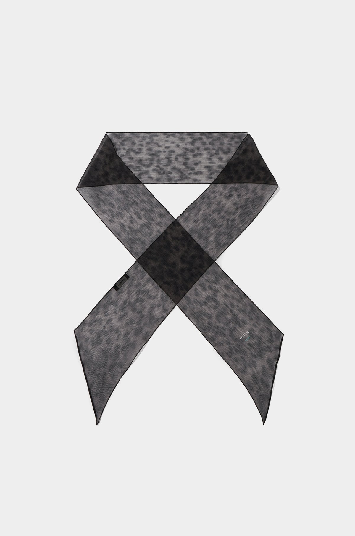 SILK LEOPARD SCARF
