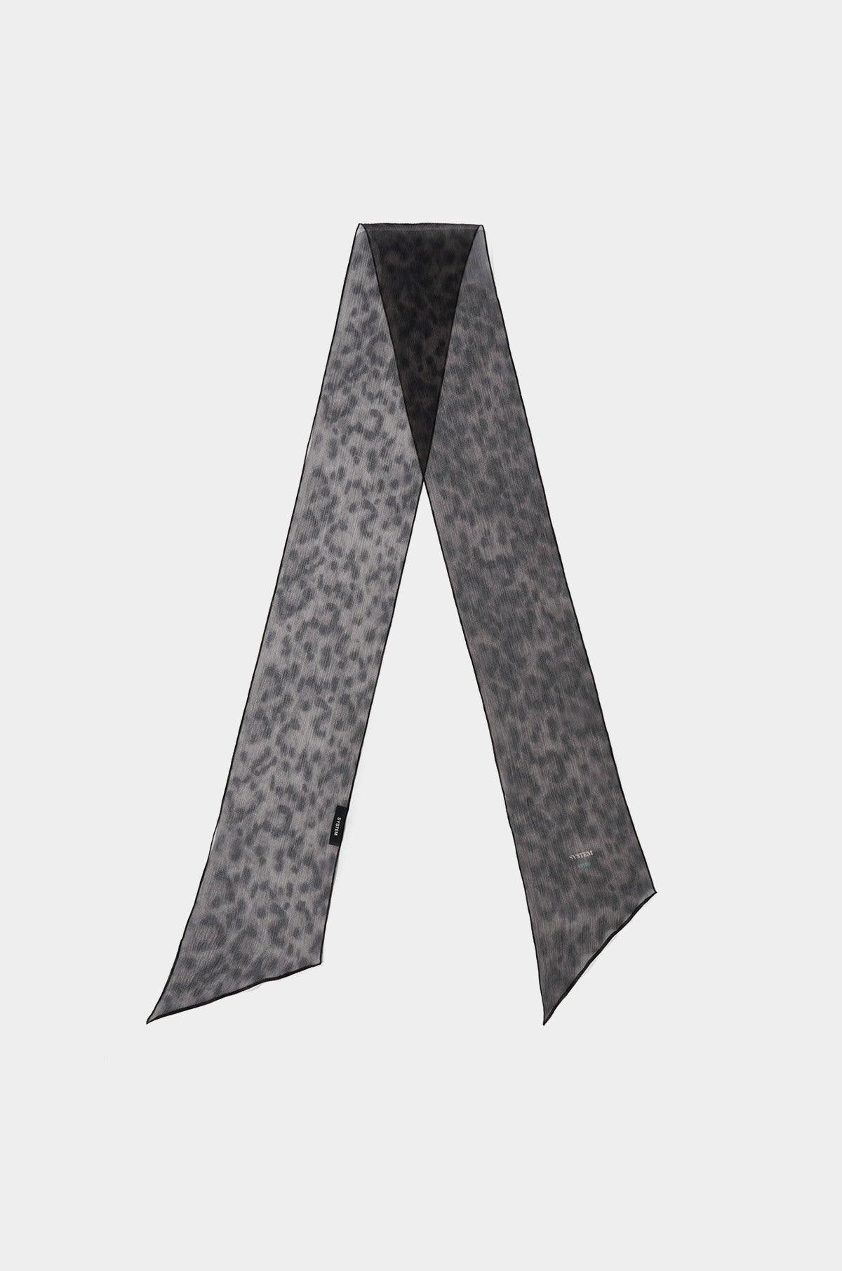 SILK LEOPARD SCARF