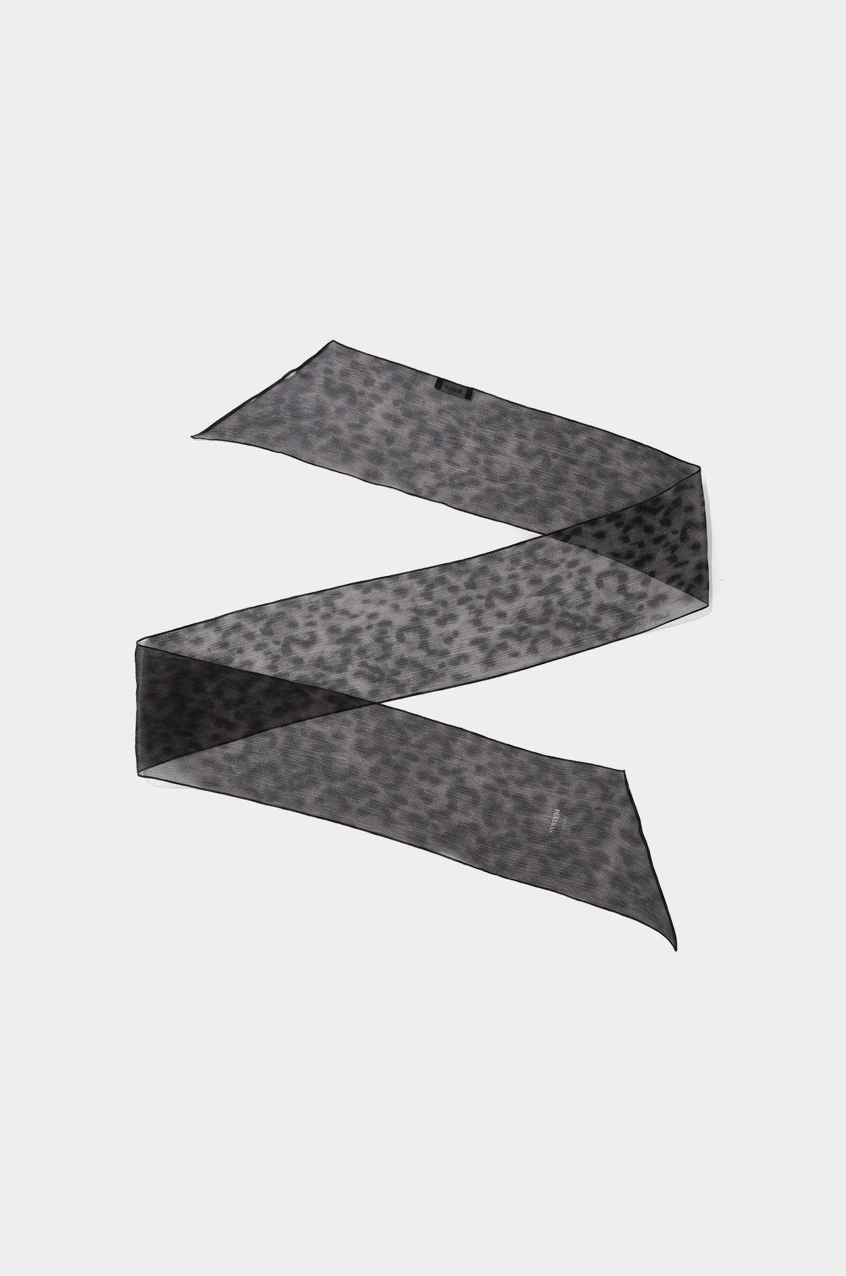 SILK LEOPARD SCARF