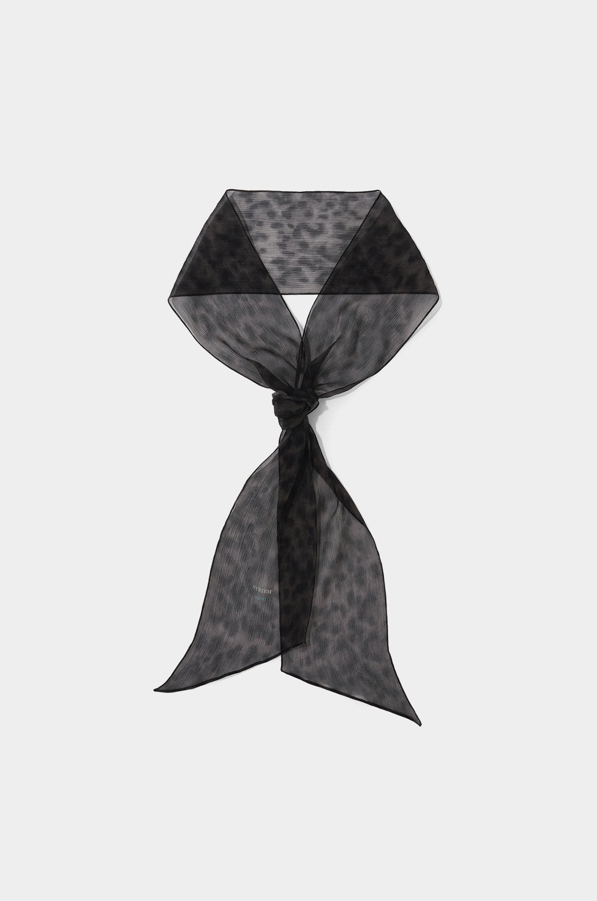 SILK LEOPARD SCARF