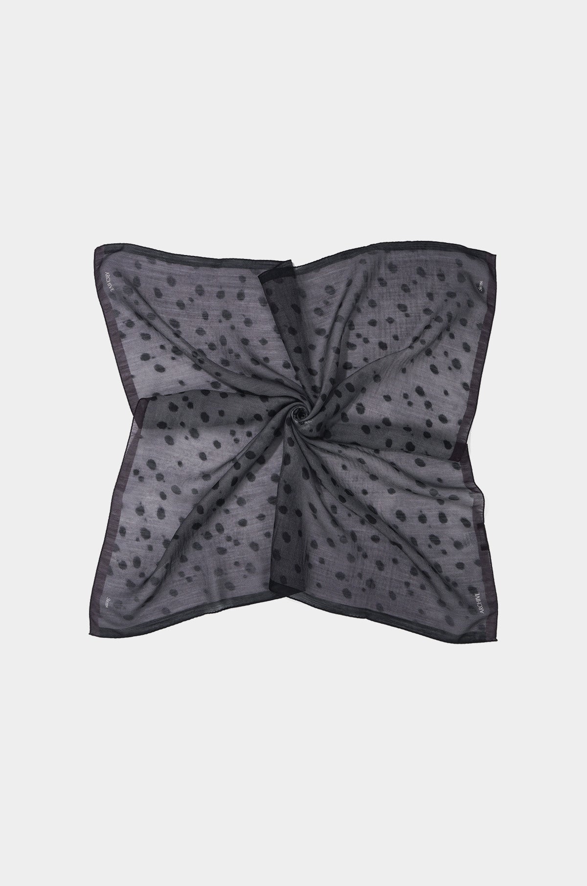 SILK BLEND SHEER LEOPARD SCARF