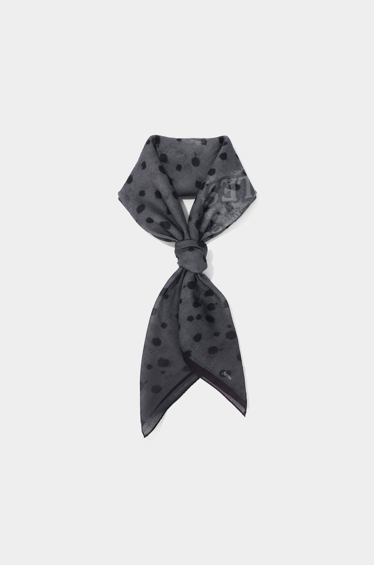 SILK BLEND SHEER LEOPARD SCARF