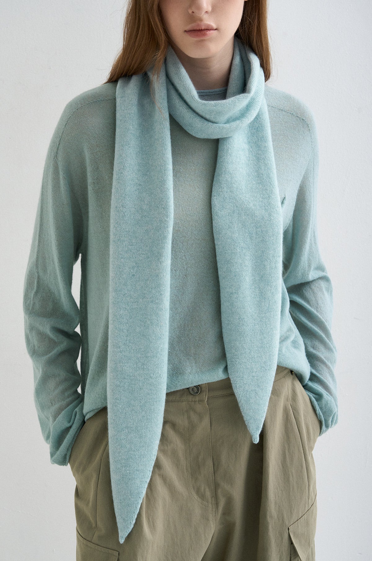 CASHMERE BLEND SCARF