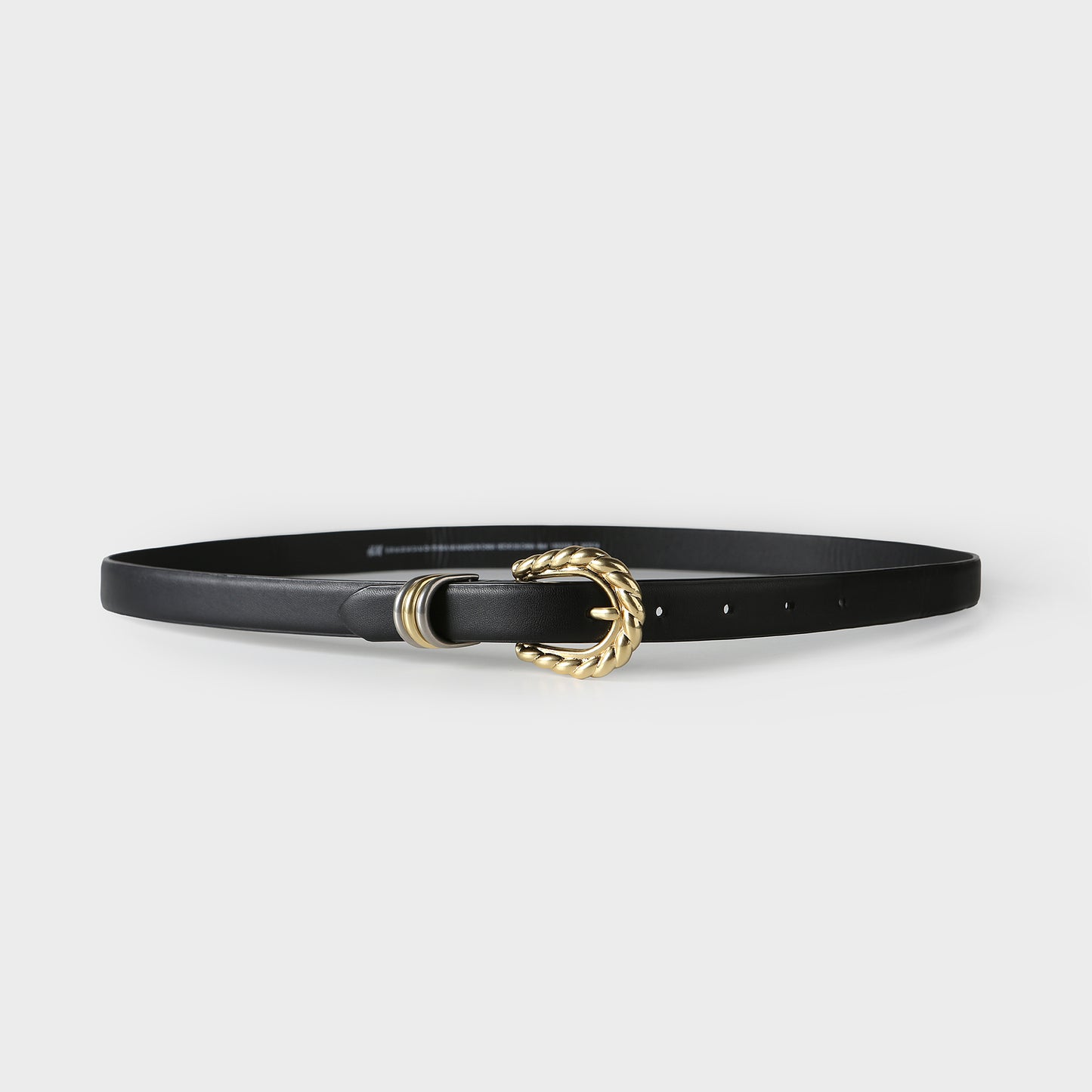 Triple Ring Leather Belt