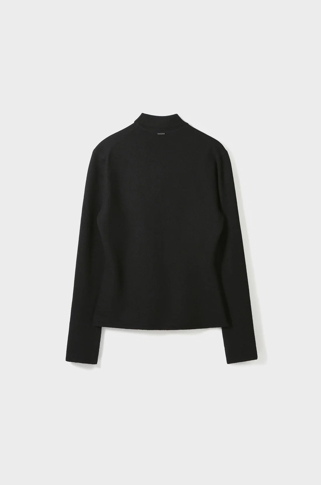 DETACHABLE SCARF SLIM-FIT KNIT CARDIGAN