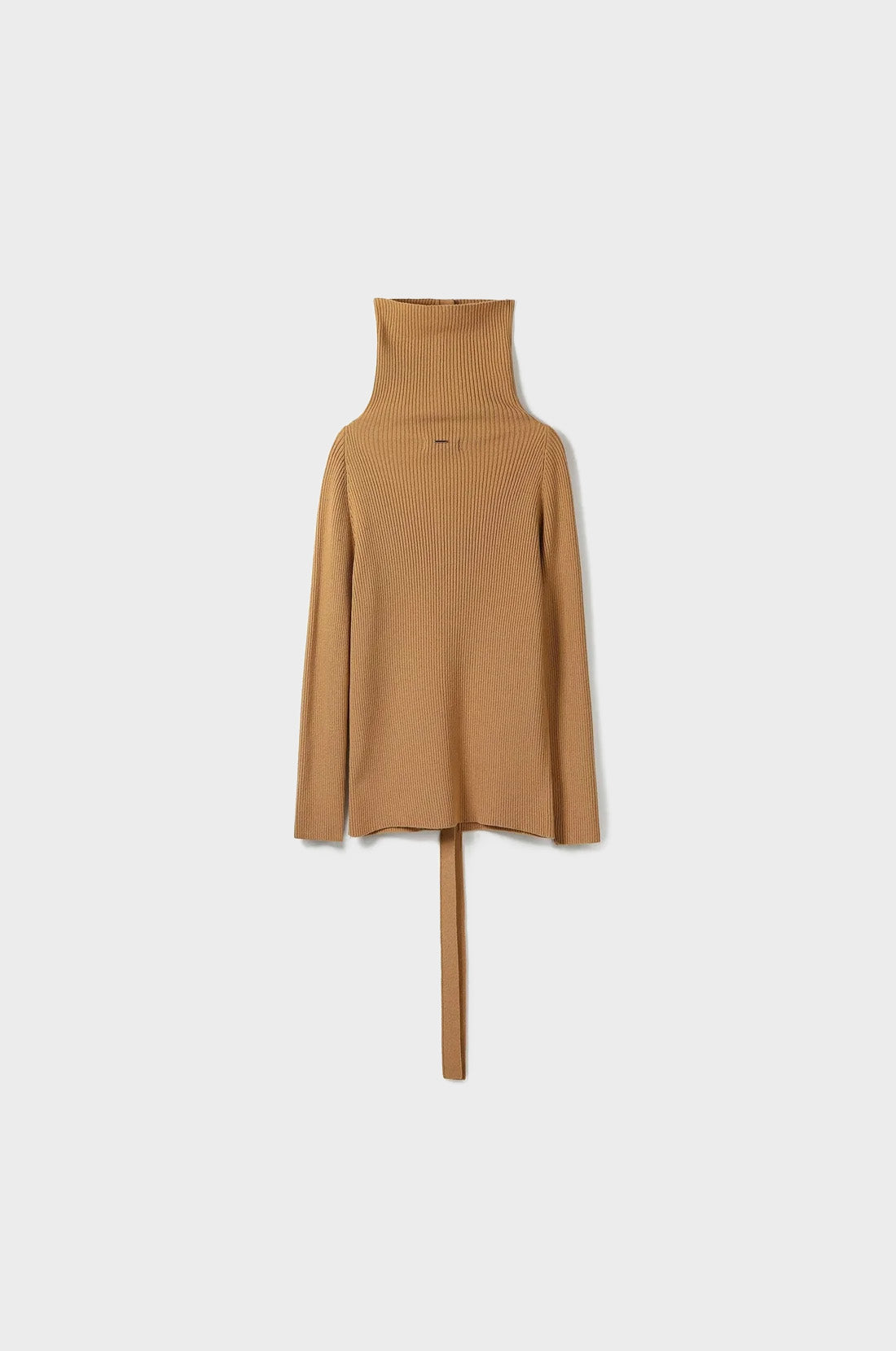 STRUCTURED TWO-WAY KNIT TOP
