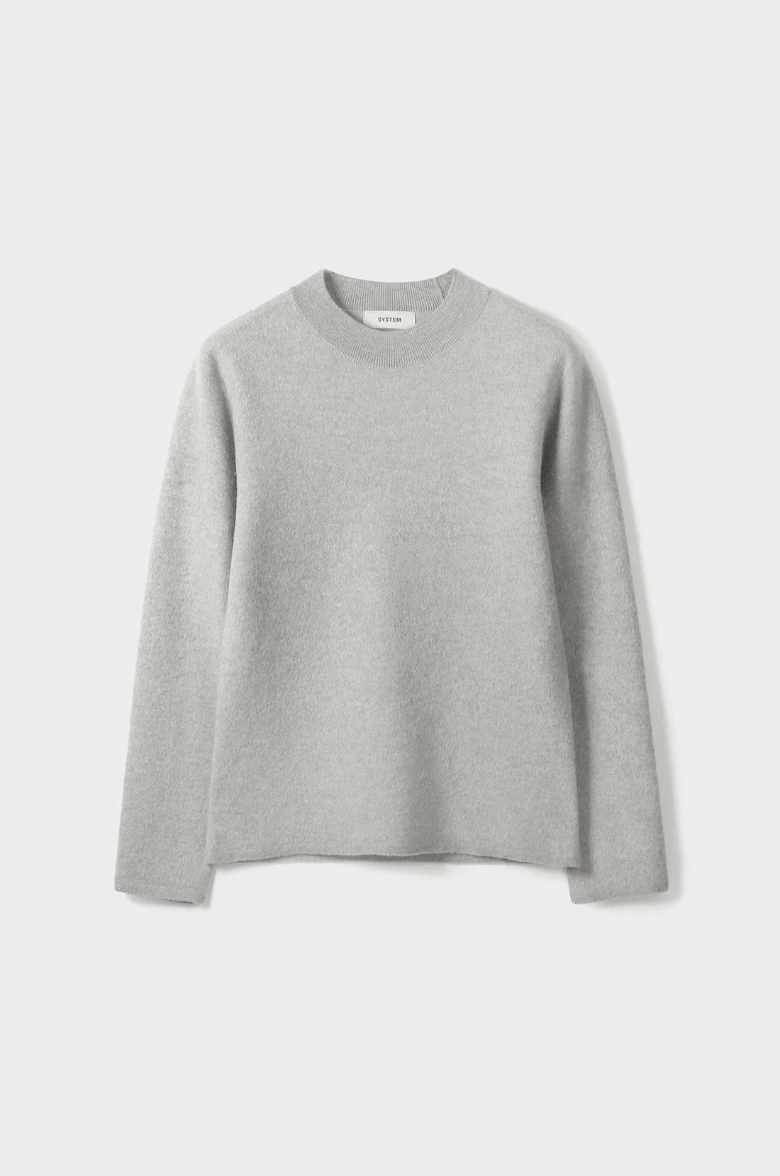 WOOL HOURGLASS SEAMLESS KNIT PULLOVER