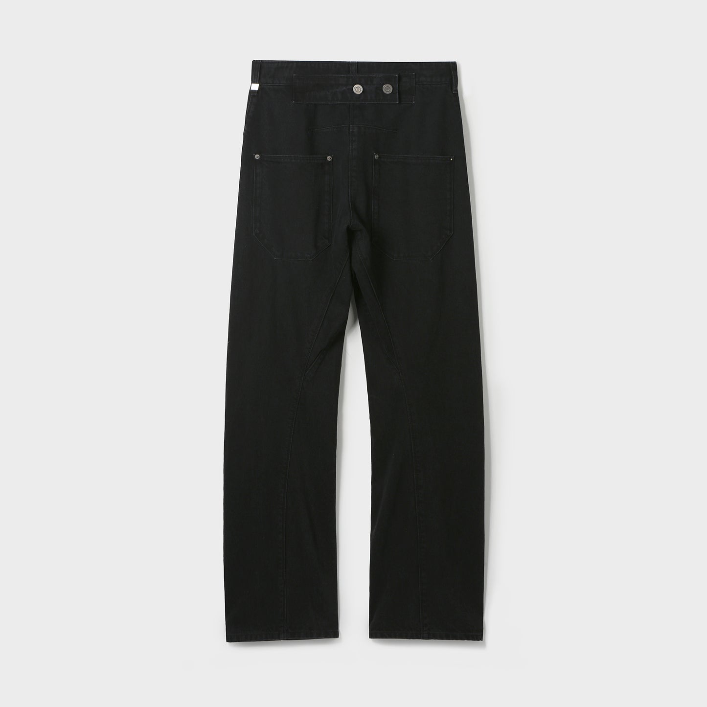 STRUCTURED O-LINE RAW DENIM PANTS