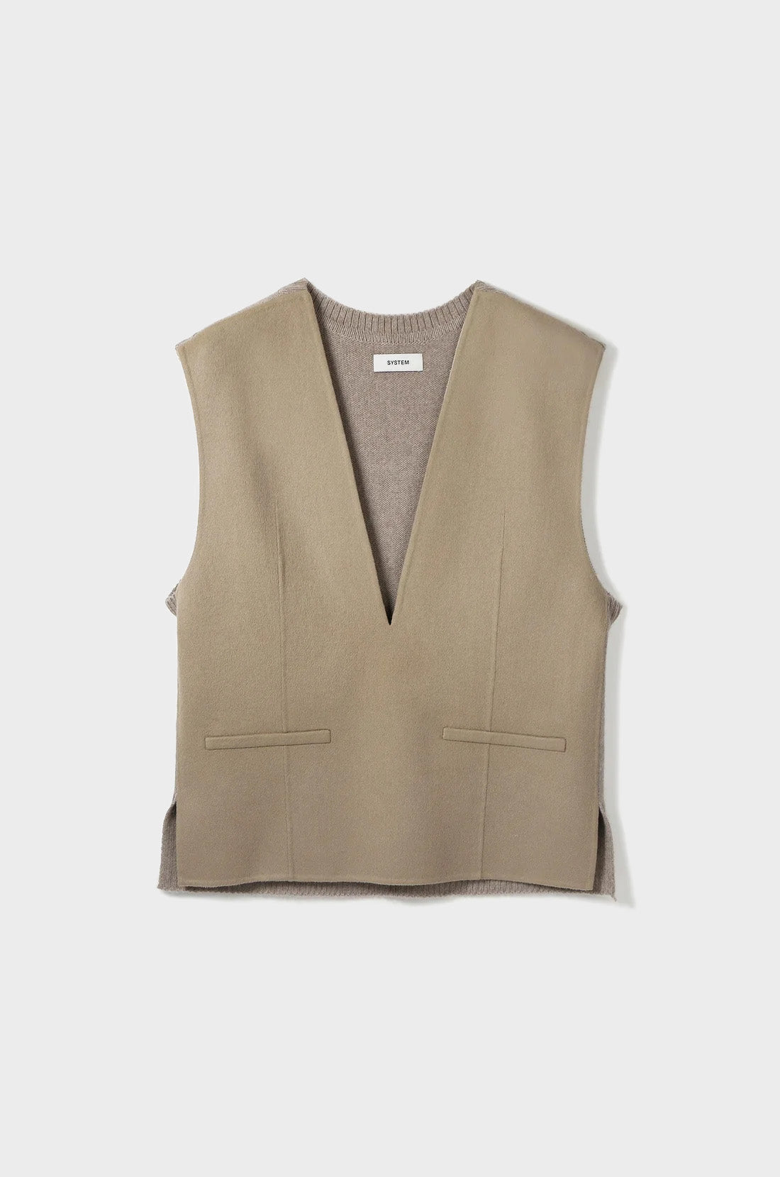 HANDMADE DEEP V-NECK VEST